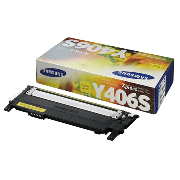 Samsung Original CLT-Y406S SU462A gul toner | Indhold: 1000 sider