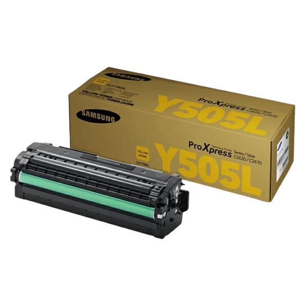 Samsung Original SU512A CLT-Y505L gul toner | Indhold: 3500 sider
