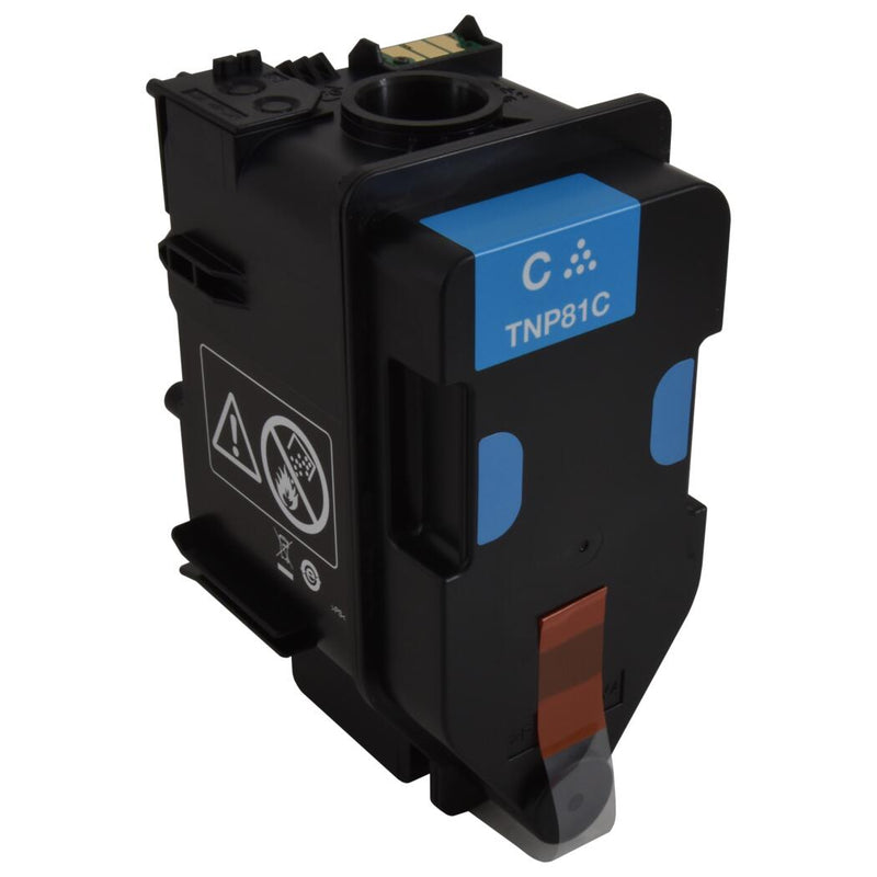 PixoJet Konica Minolta TNP-81C AAJW451 cyan toner | Indhold: 9000 sider