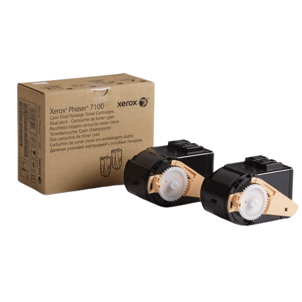 Xerox Original 106R02602 twin pack cyan toner | Indhold: 9000 sider