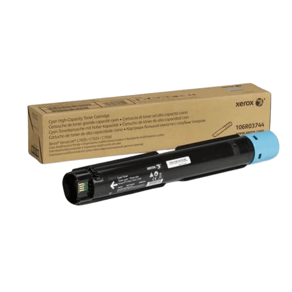Xerox Original 106R03744 cyan toner | Indhold: 9800 sider